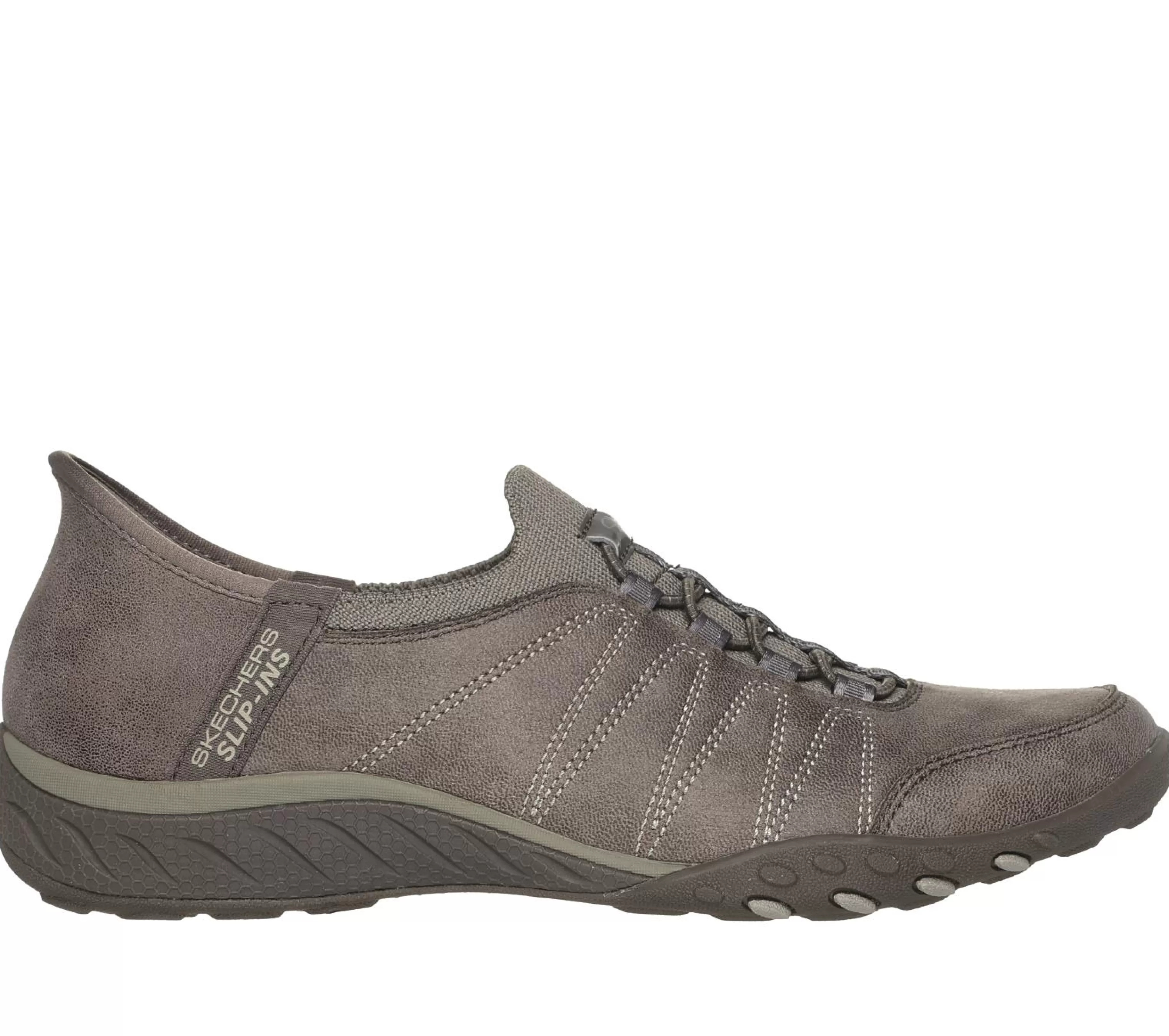 Calçado Sem Atacadores | Hands Free Slip-Ins | SKECHERS Slip-ins: Breathe-Easy - Home-Body TAUPE ESCURO