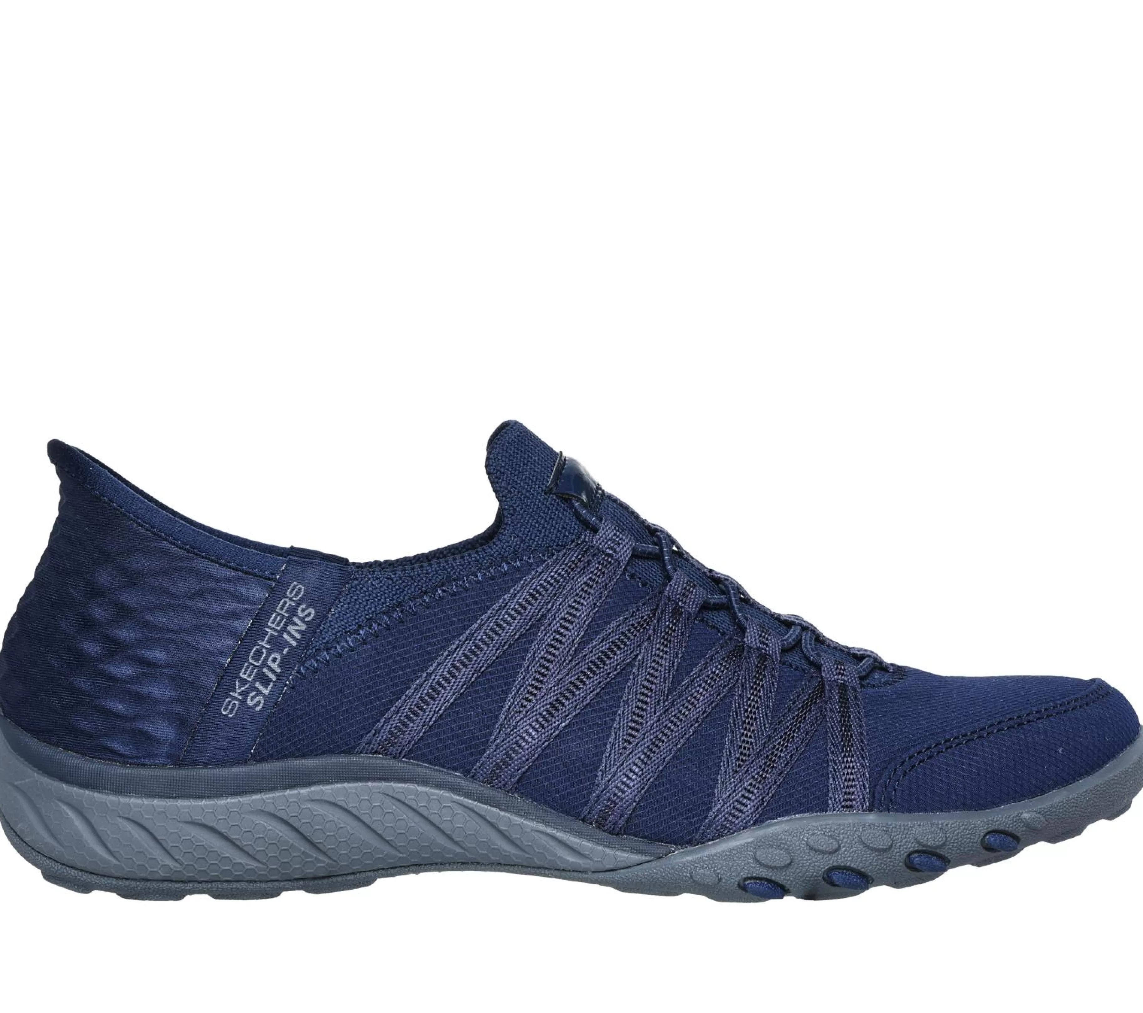 Calçado Sem Atacadores | Hands Free Slip-Ins | SKECHERS Slip-ins: Breathe-Easy - Roll-With-Me NAVY