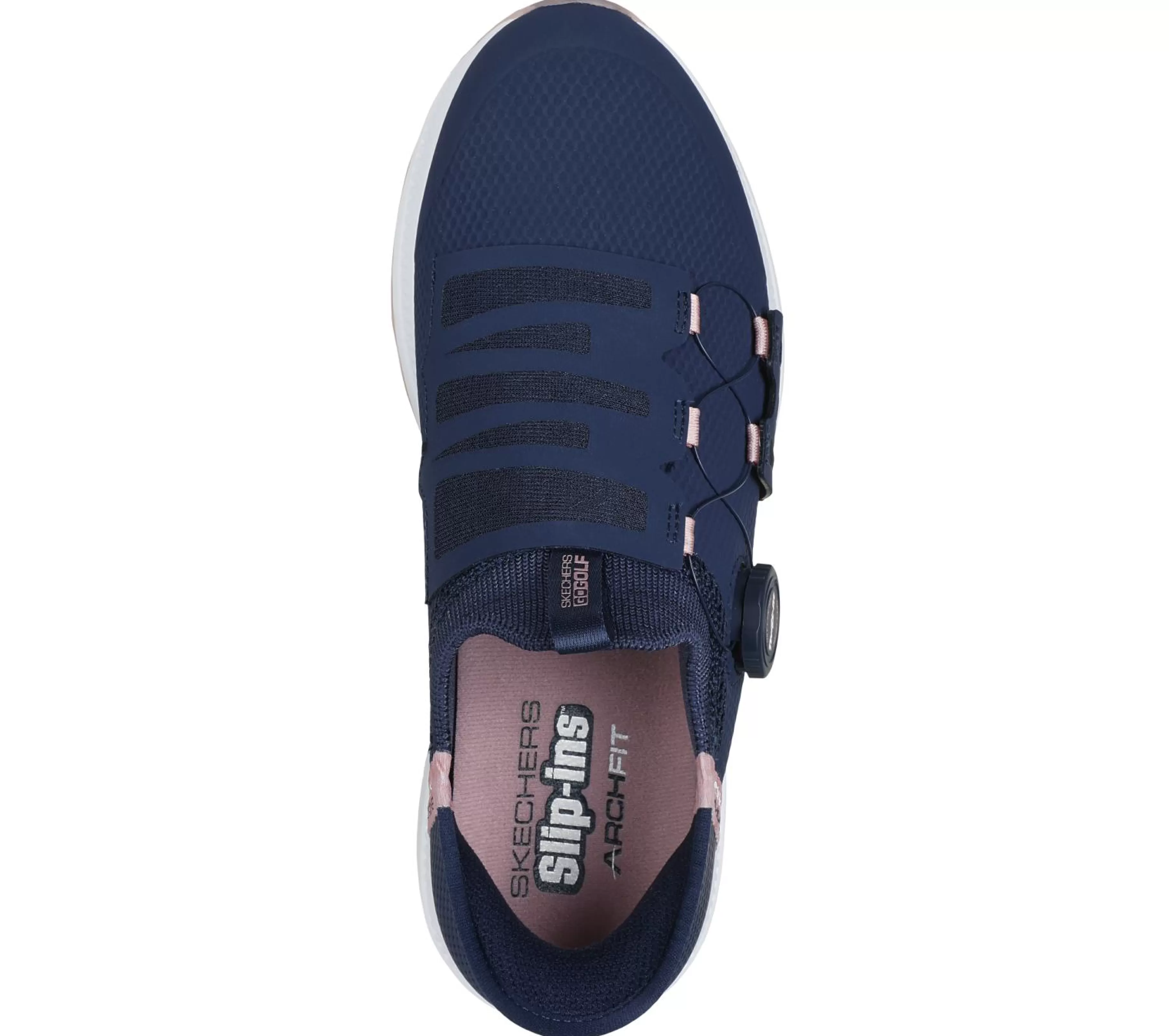 Calçado Sem Atacadores | Hands Free Slip-Ins | SKECHERS Slip-ins: GO GOLF Elite 5 - Slip 'In NAVY / ROSA