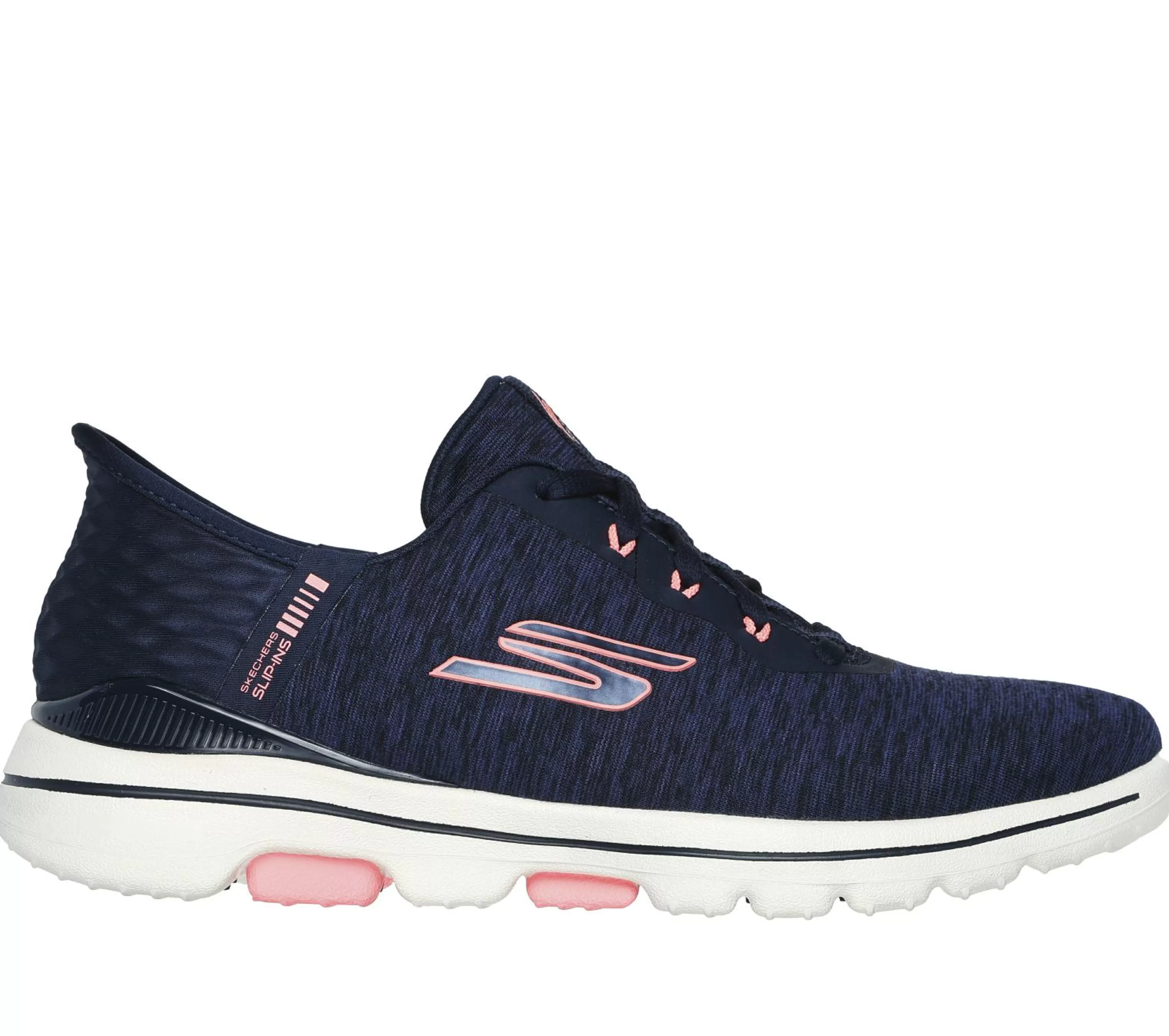 Calçado Sem Atacadores | Hands Free Slip-Ins | SKECHERS Slip-ins: GO GOLF WALK 5 - Slip-Ins NAVY / ROSA