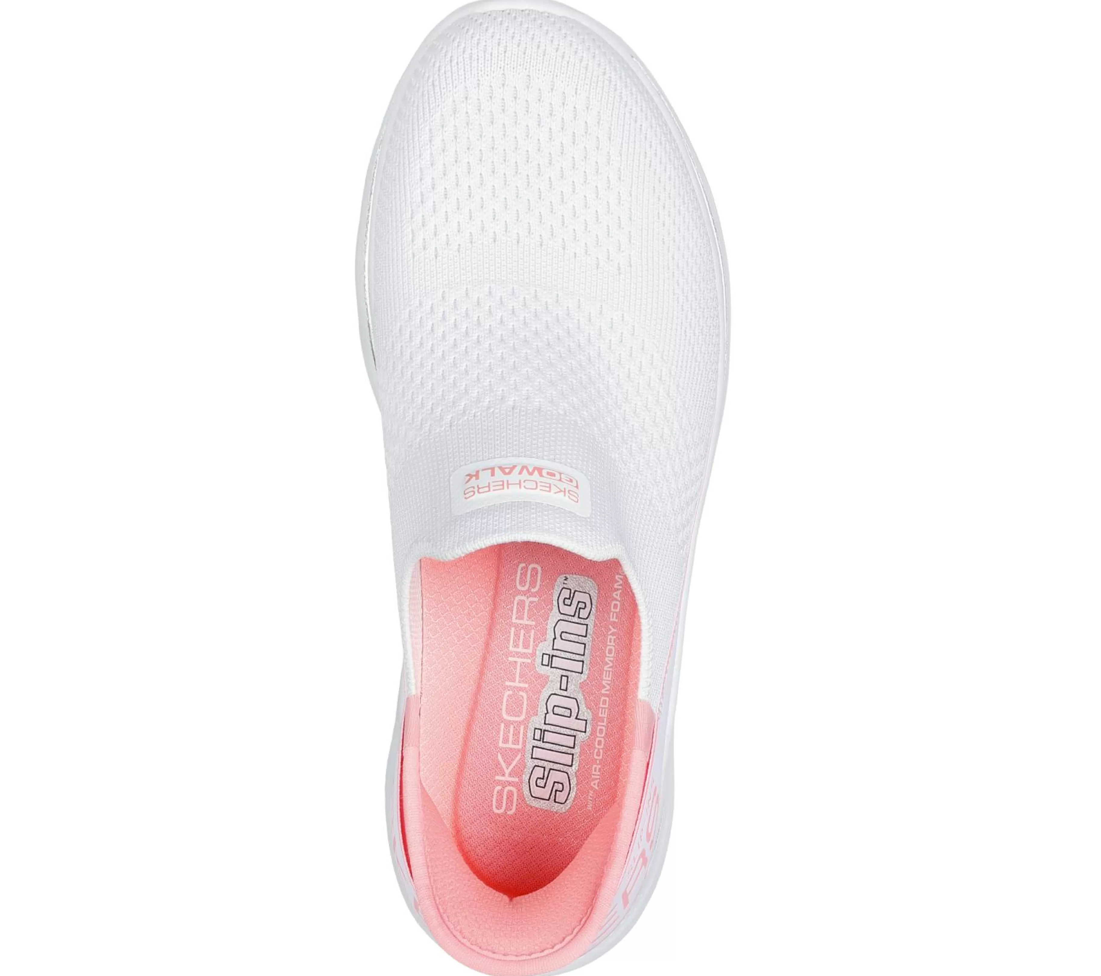 Calçado Sem Atacadores | Hands Free Slip-Ins | SKECHERS Slip-ins: GO WALK 7 - Mia BRANCO / ROSA