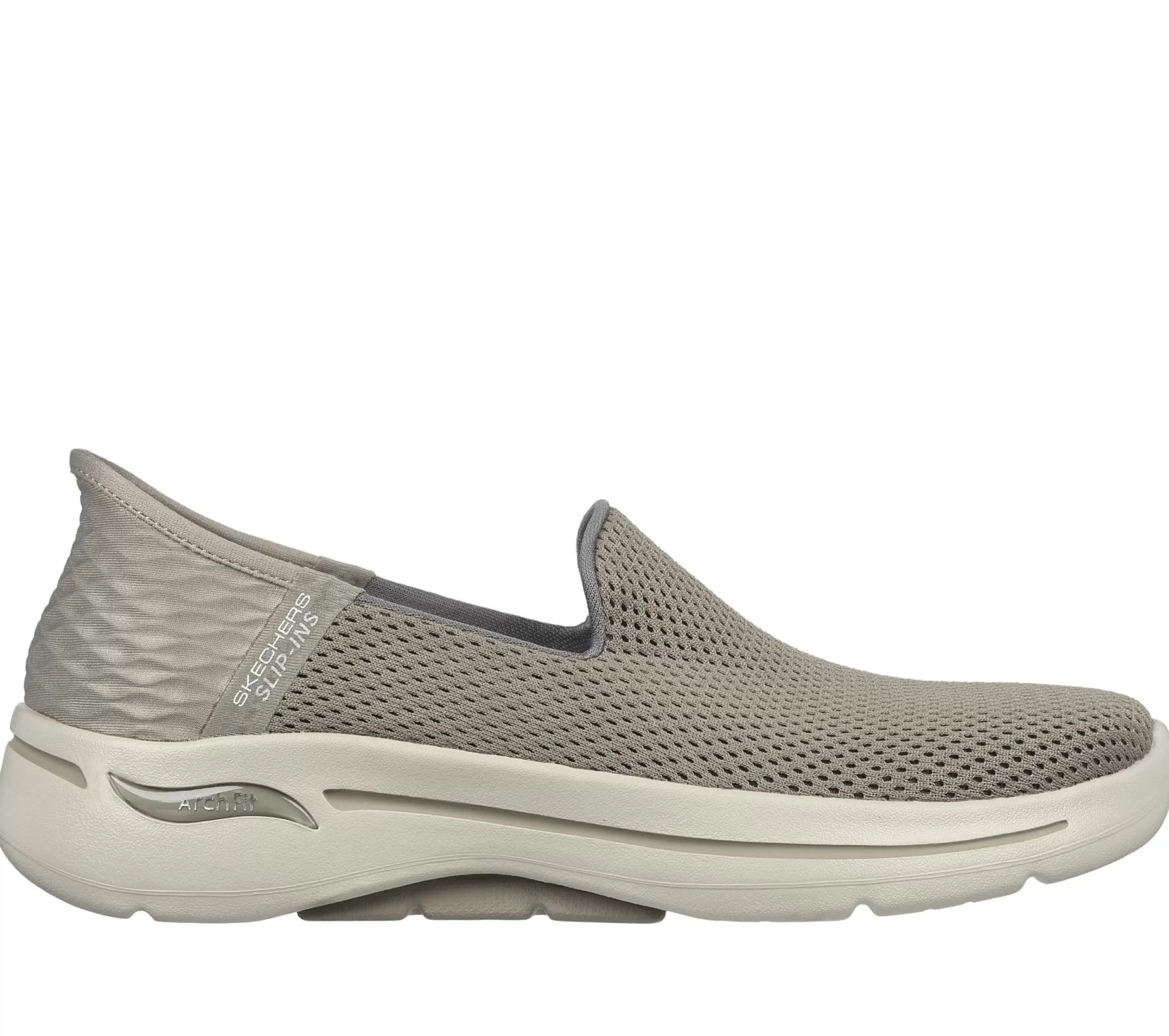 Hands Free Slip-Ins | Sapatilhas Casuais | SKECHERS Slip-ins: GO WALK Arch Fit - Summer TAUPE