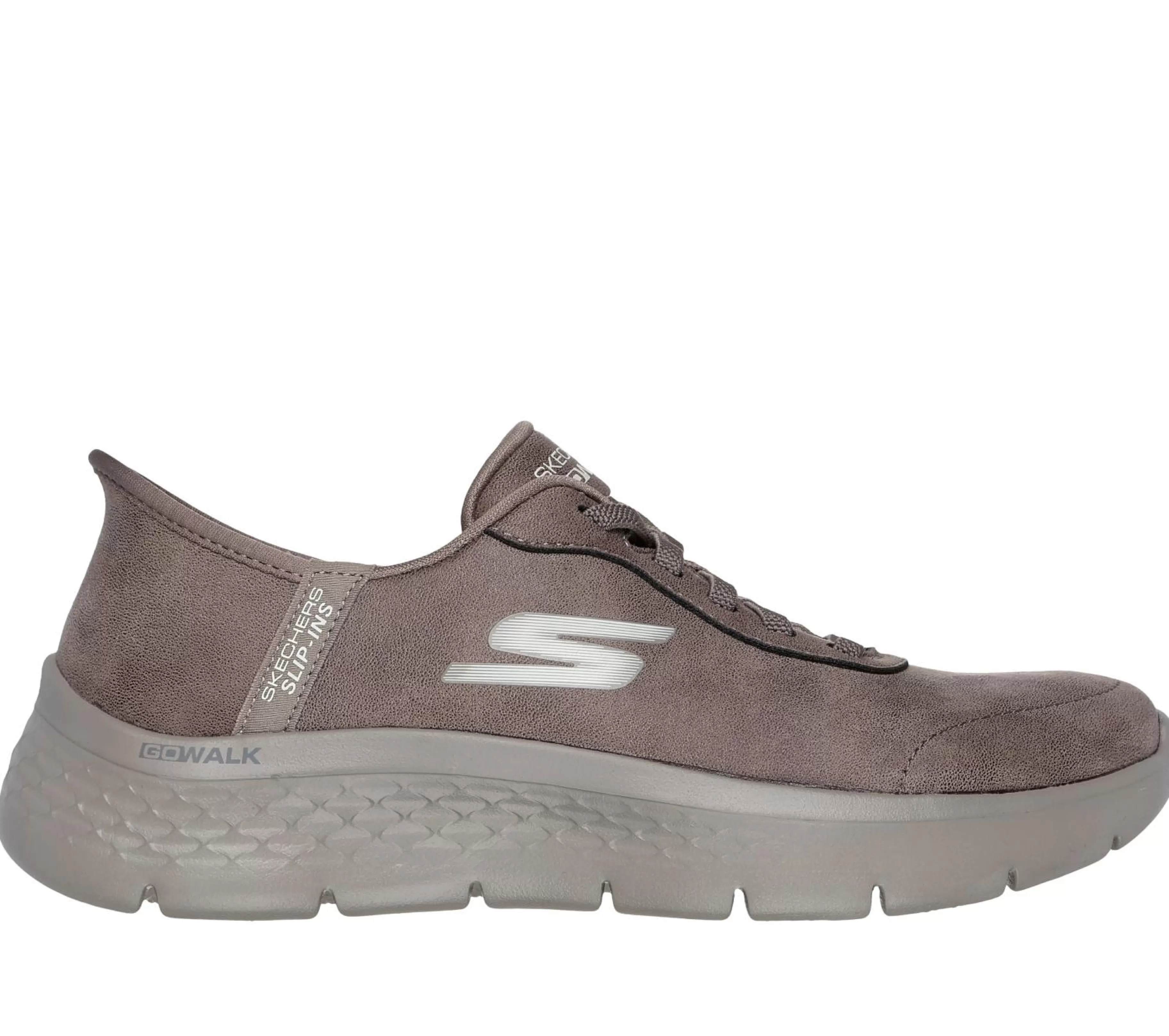 Calçado Sem Atacadores | Hands Free Slip-Ins | SKECHERS Slip-ins: GO WALK Flex - Mali CASTANHO