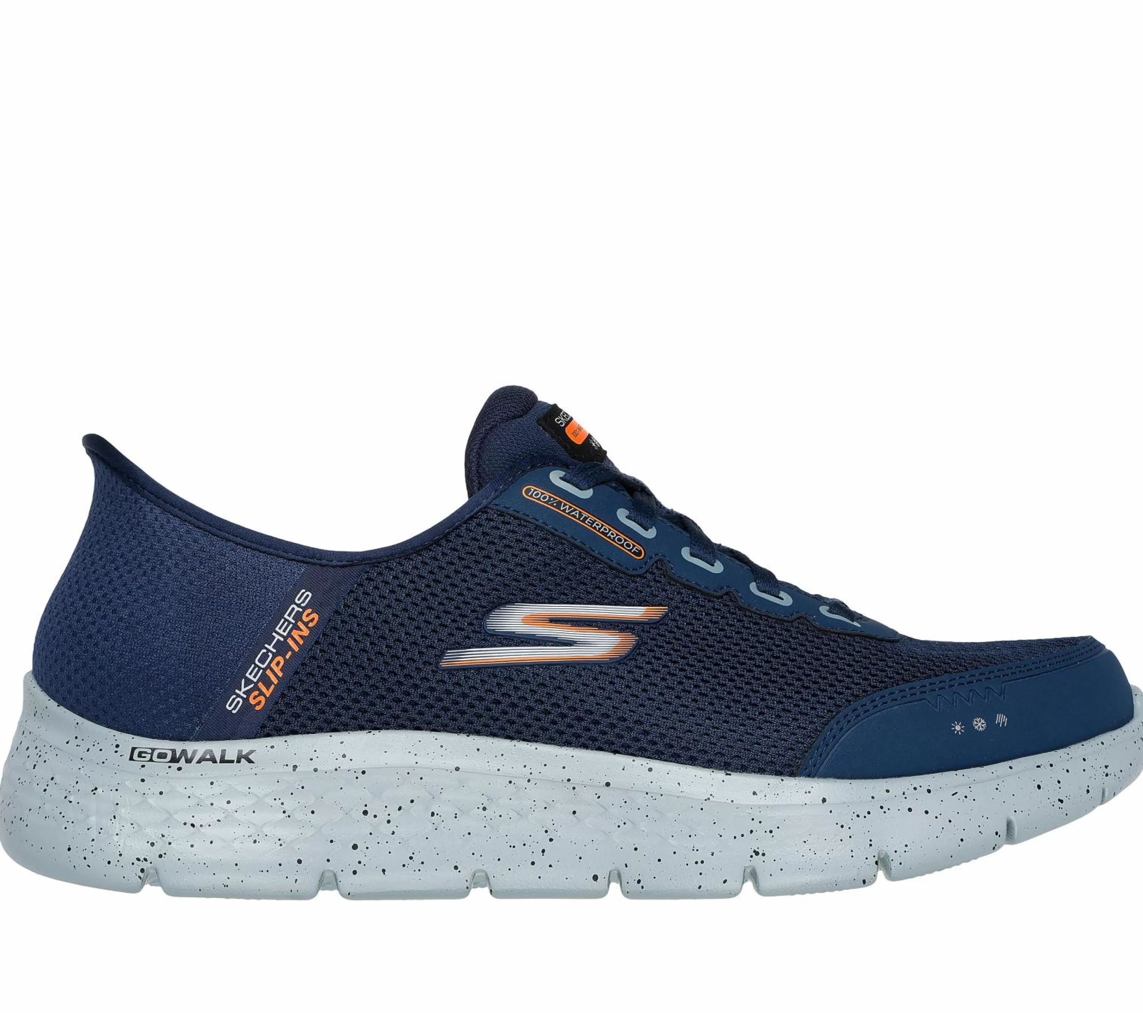 Calçado Sem Atacadores | Hands Free Slip-Ins | SKECHERS Slip-ins: GO WALK Flex - Waterproof NAVY