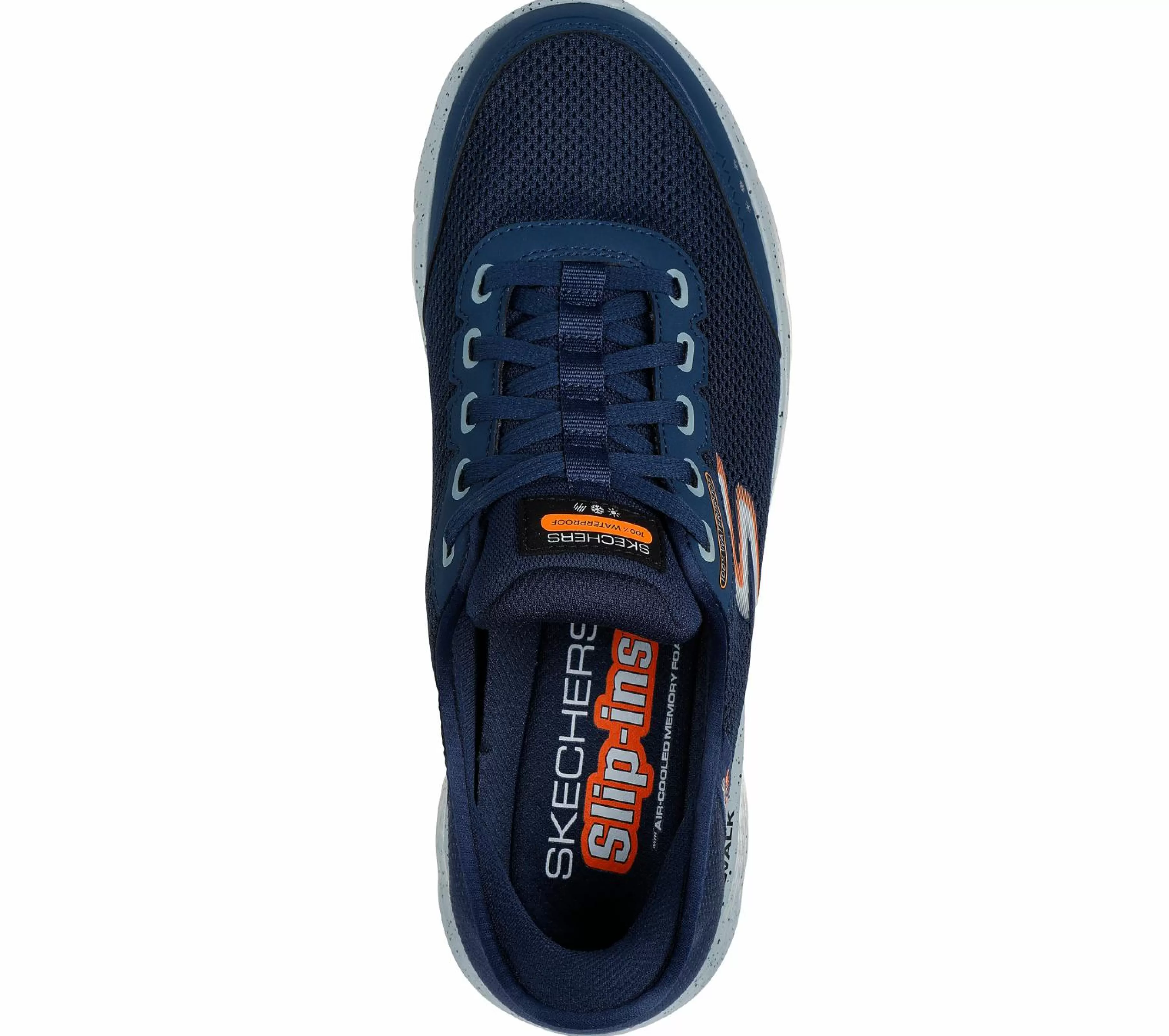 Calçado Sem Atacadores | Hands Free Slip-Ins | SKECHERS Slip-ins: GO WALK Flex - Waterproof NAVY