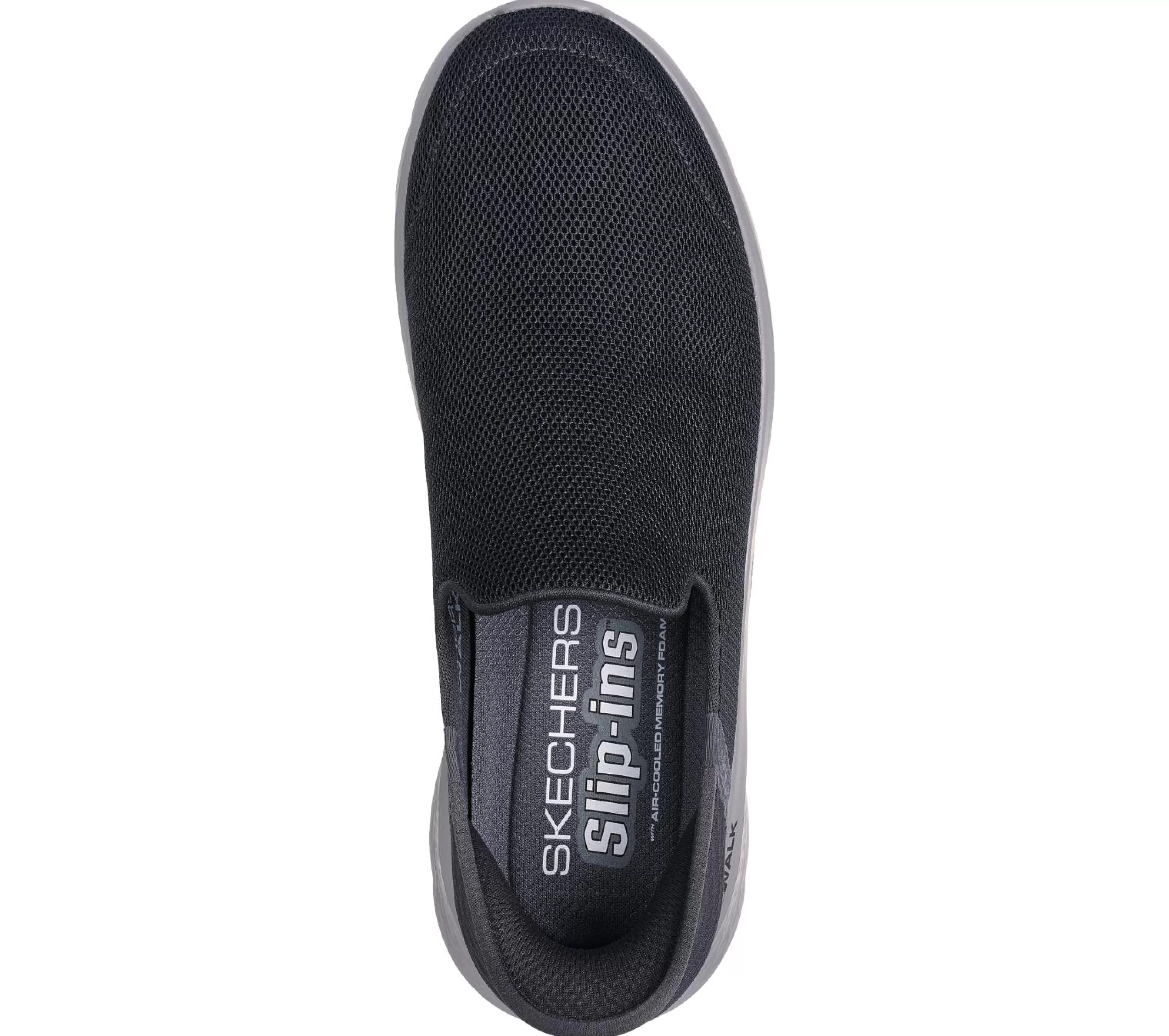 Calçado Sem Atacadores | Hands Free Slip-Ins | SKECHERS Slip-ins: GO WALK FLEX - No Hands CINZENTO ESCURO