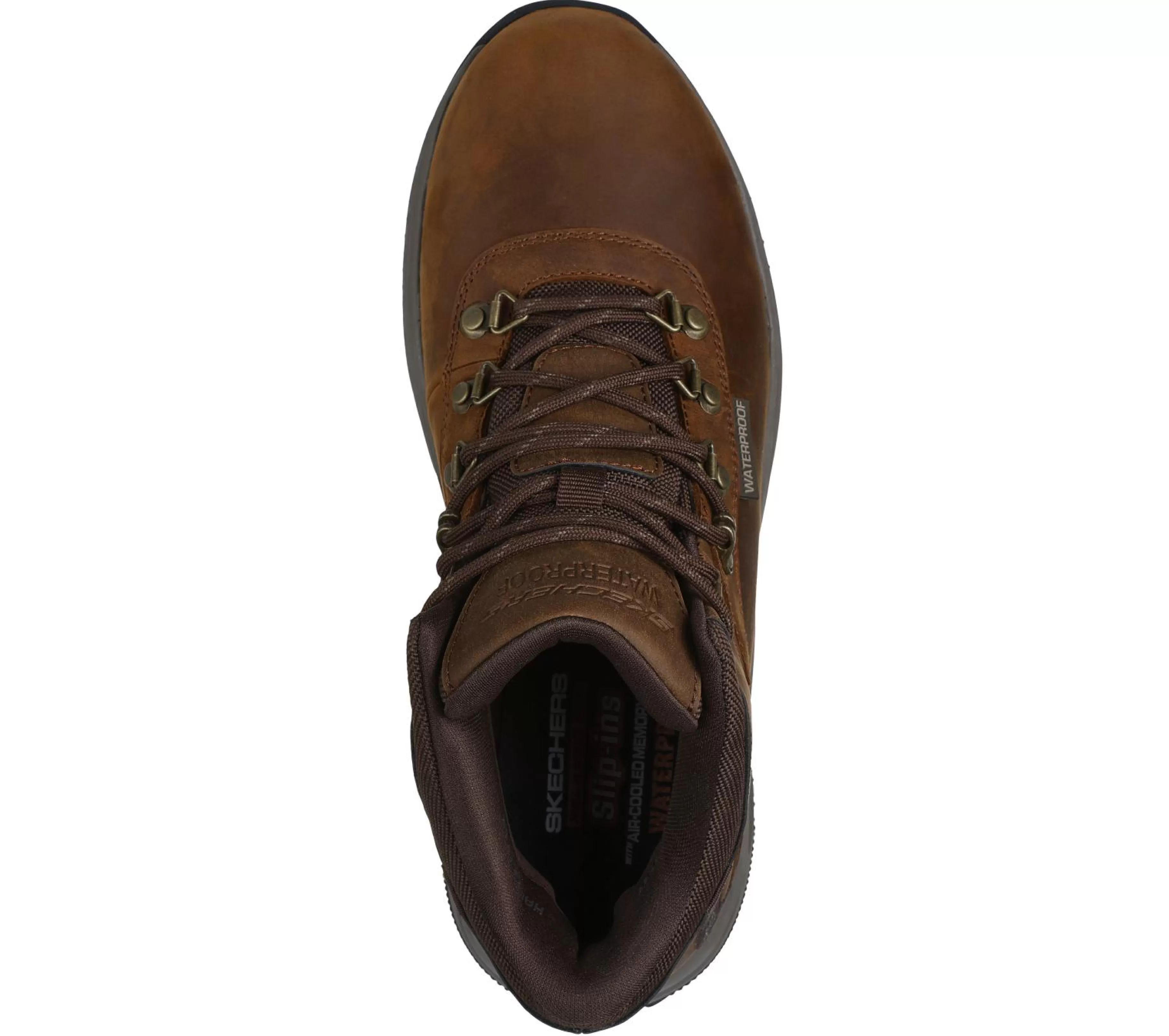 Botas | Hands Free Slip-Ins | SKECHERS Slip-ins Relaxed Fit: Meroe - Pikeman CASTANHO