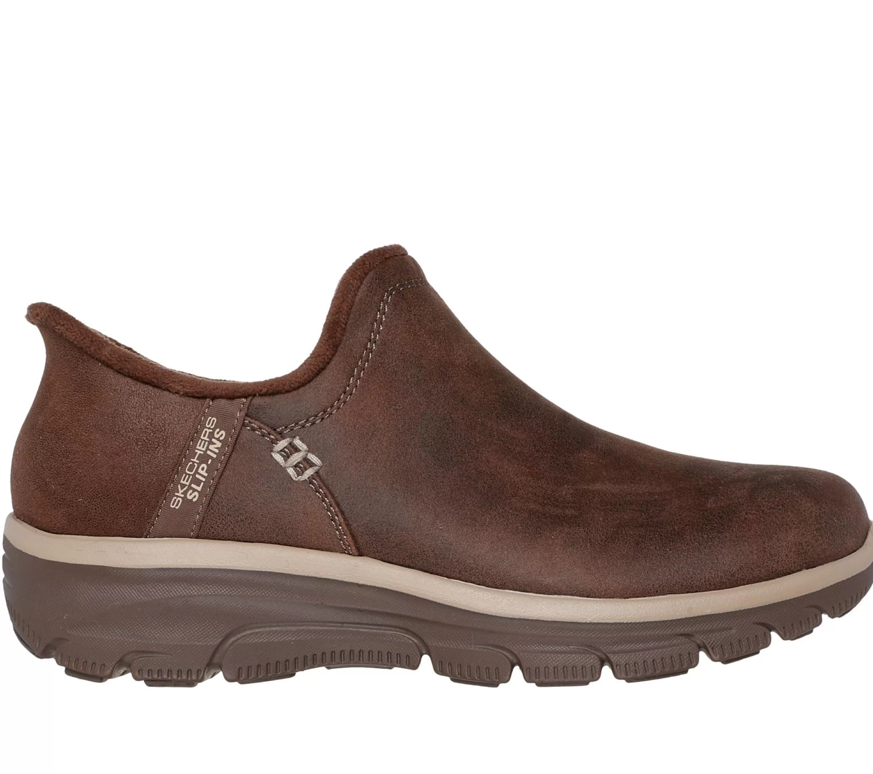 Calçado Sem Atacadores | Botas | SKECHERS Slip-ins RF: Easy Going - Modern Hour CHOCOLATE