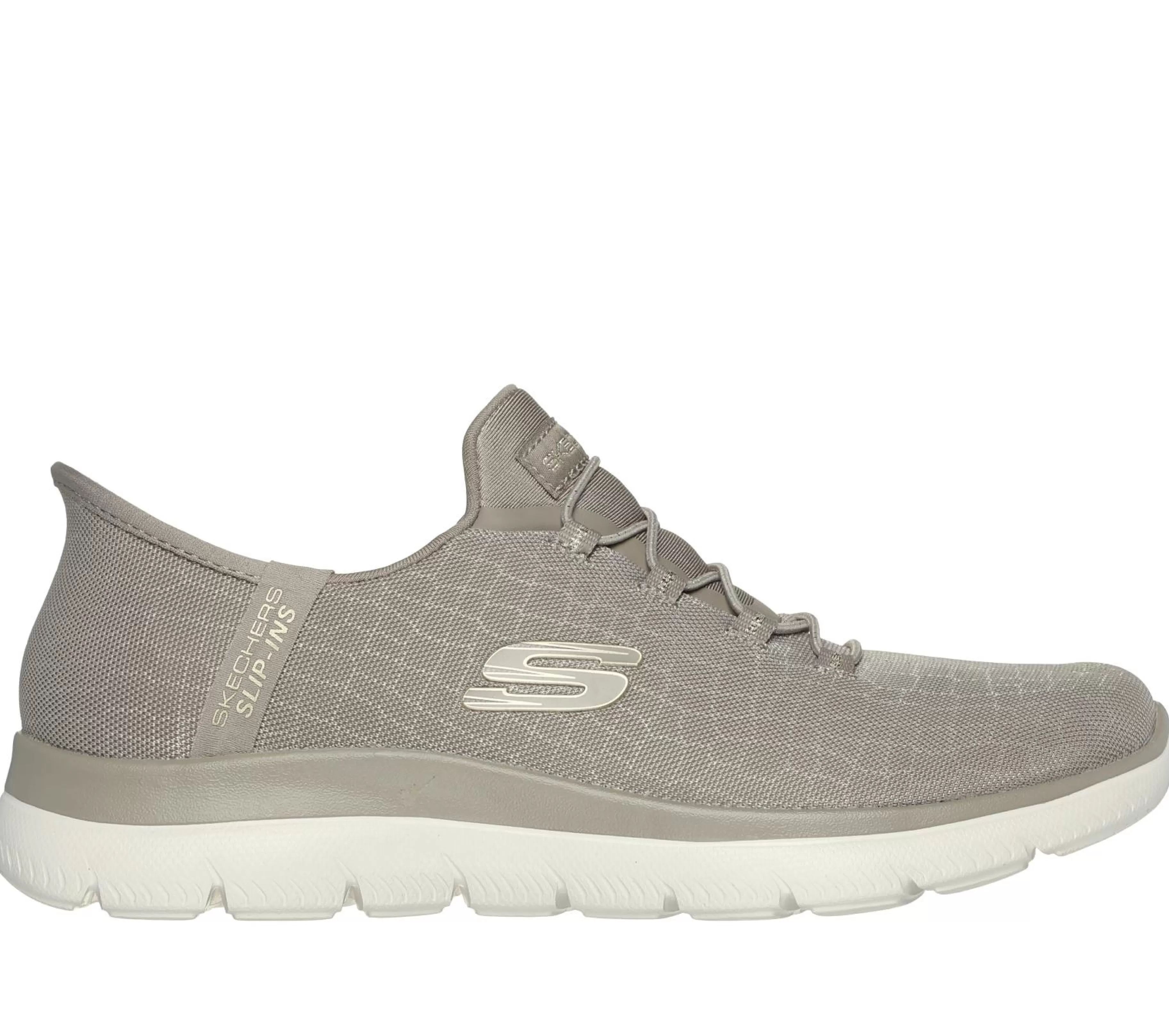 Calçado Sem Atacadores | Hands Free Slip-Ins | SKECHERS Slip-ins: Summits - Classy Night TAUPE / DOURADO