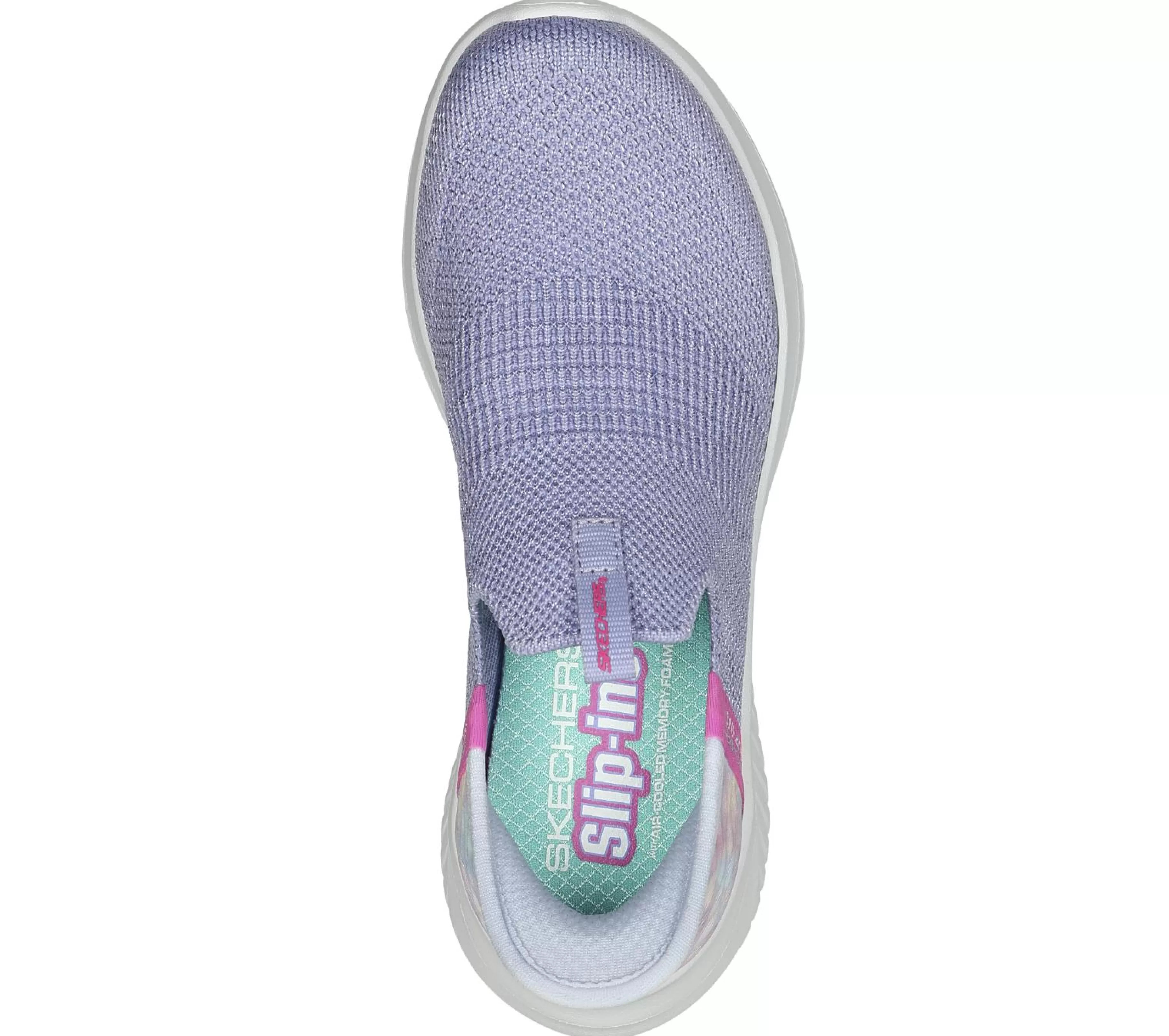 Calçado Sem Atacadores | Sapatilhas | SKECHERS Slip-Ins: Ultra Flex 3.0 - Colory Wild LAVANDA / MULTICOR