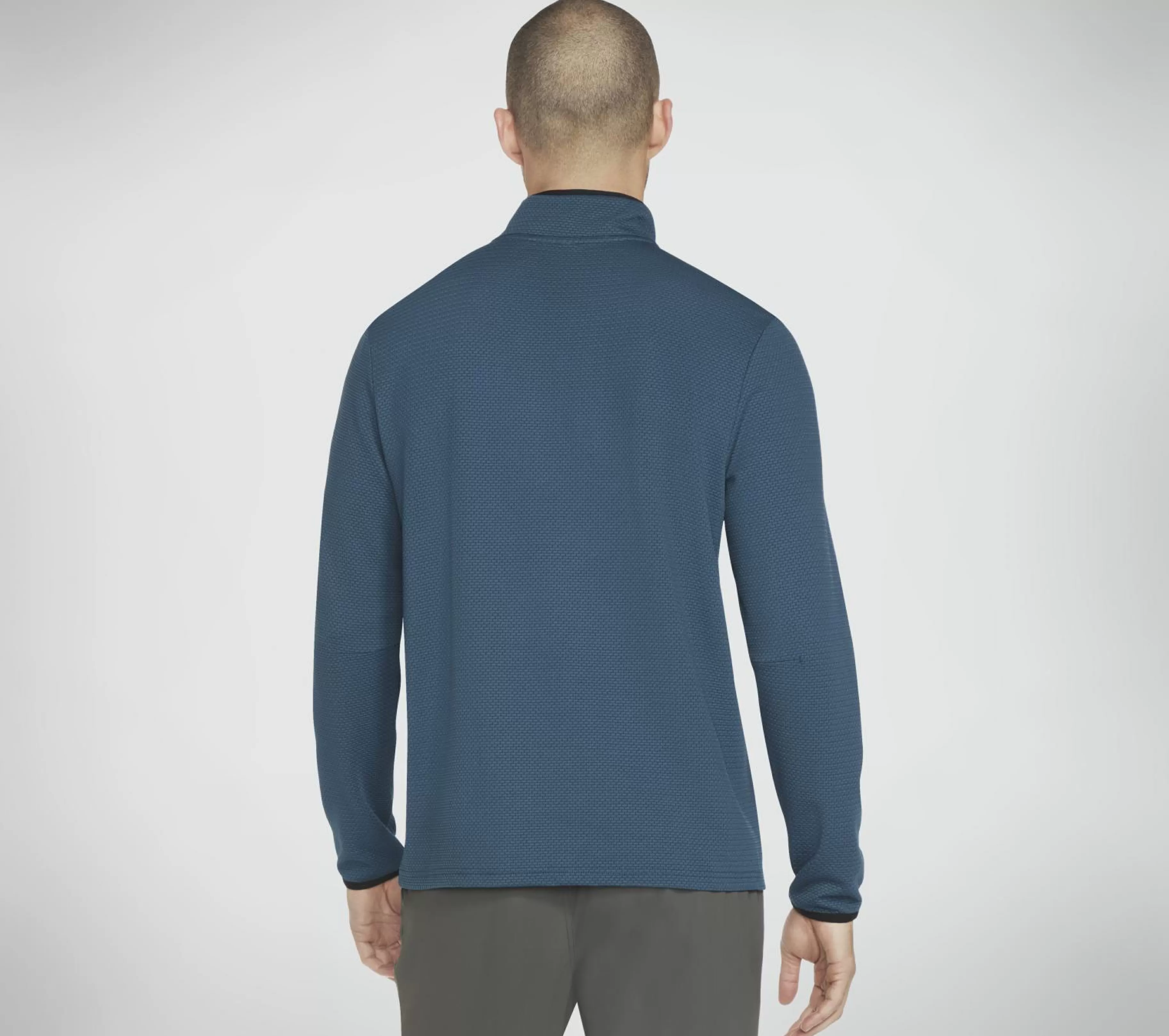 Partes De Cima | Partes De Cima | SKECHERS Skech-Knits Burst 1/4 Zip AZUL CELESTE