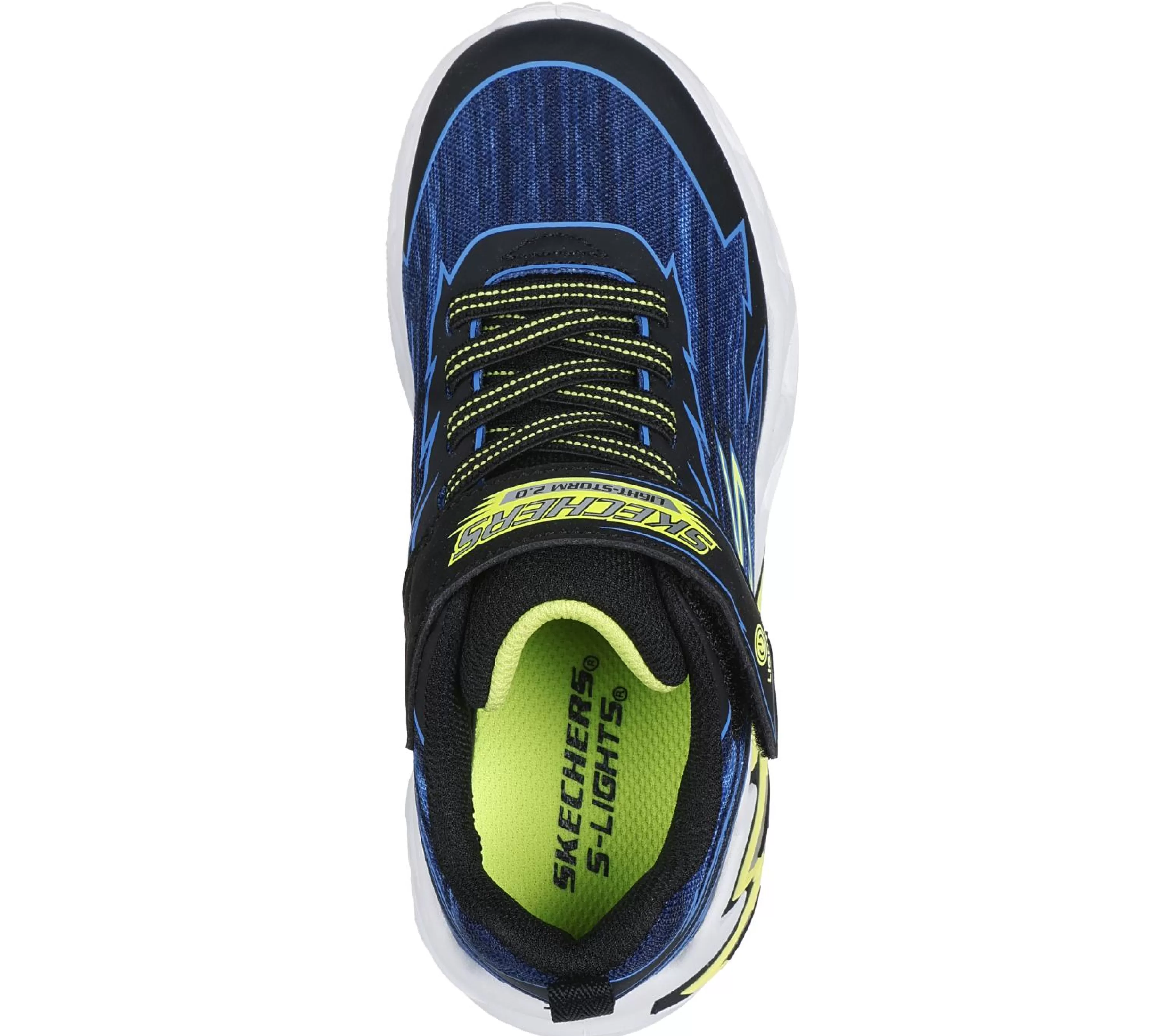 Sapatilhas | SKECHERS S-Lights: Light Storm 2.0 - Bolt-Brights PRETO / AZUL