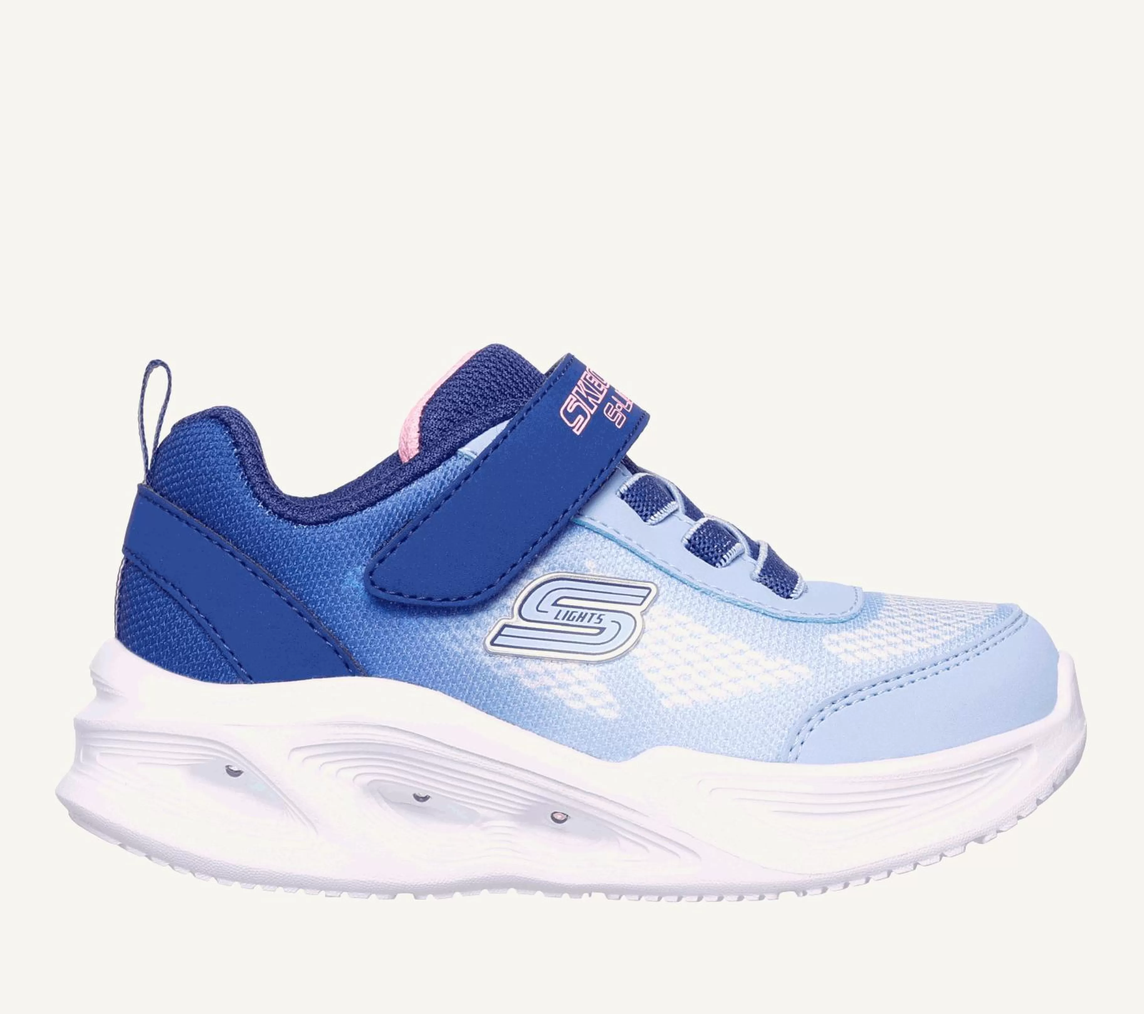 Sapatilhas | SKECHERS S-Lights: Sola Glow - Ombre Deluxe NAVY / AZUL CLARO