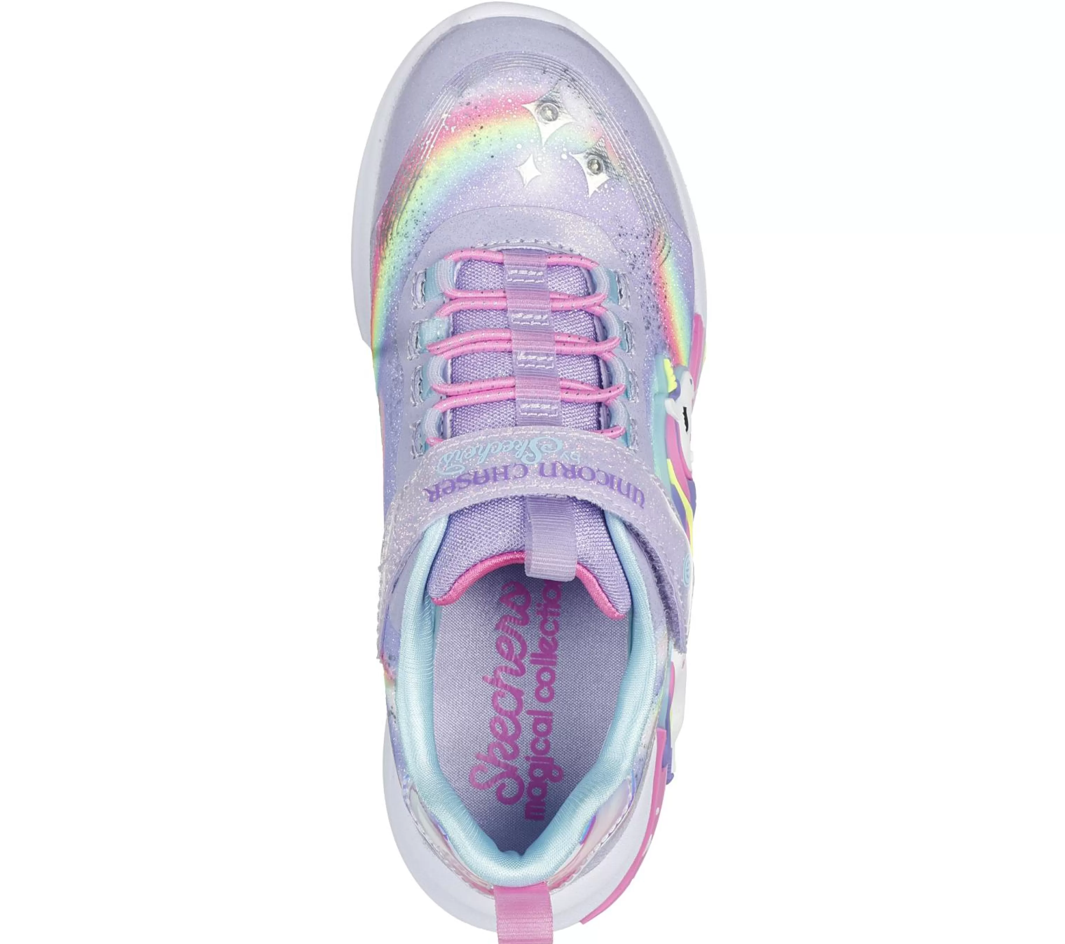 Sapatilhas | SKECHERS S-Lights: Unicorn Chaser LAVANDA / MULTICOR