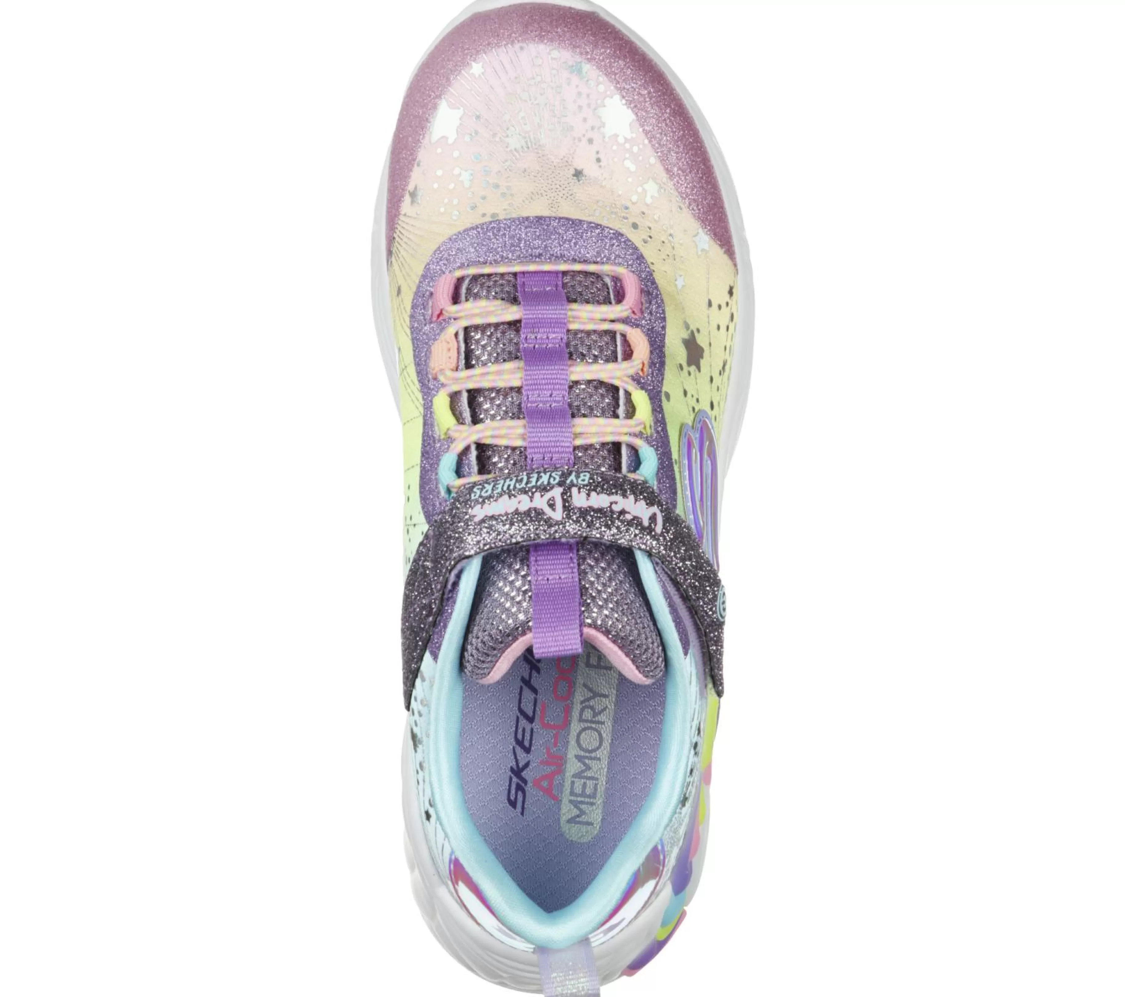 Luzes | Sapatilhas | SKECHERS S-Lights: Unicorn Dreams ROXO / MULTICOR