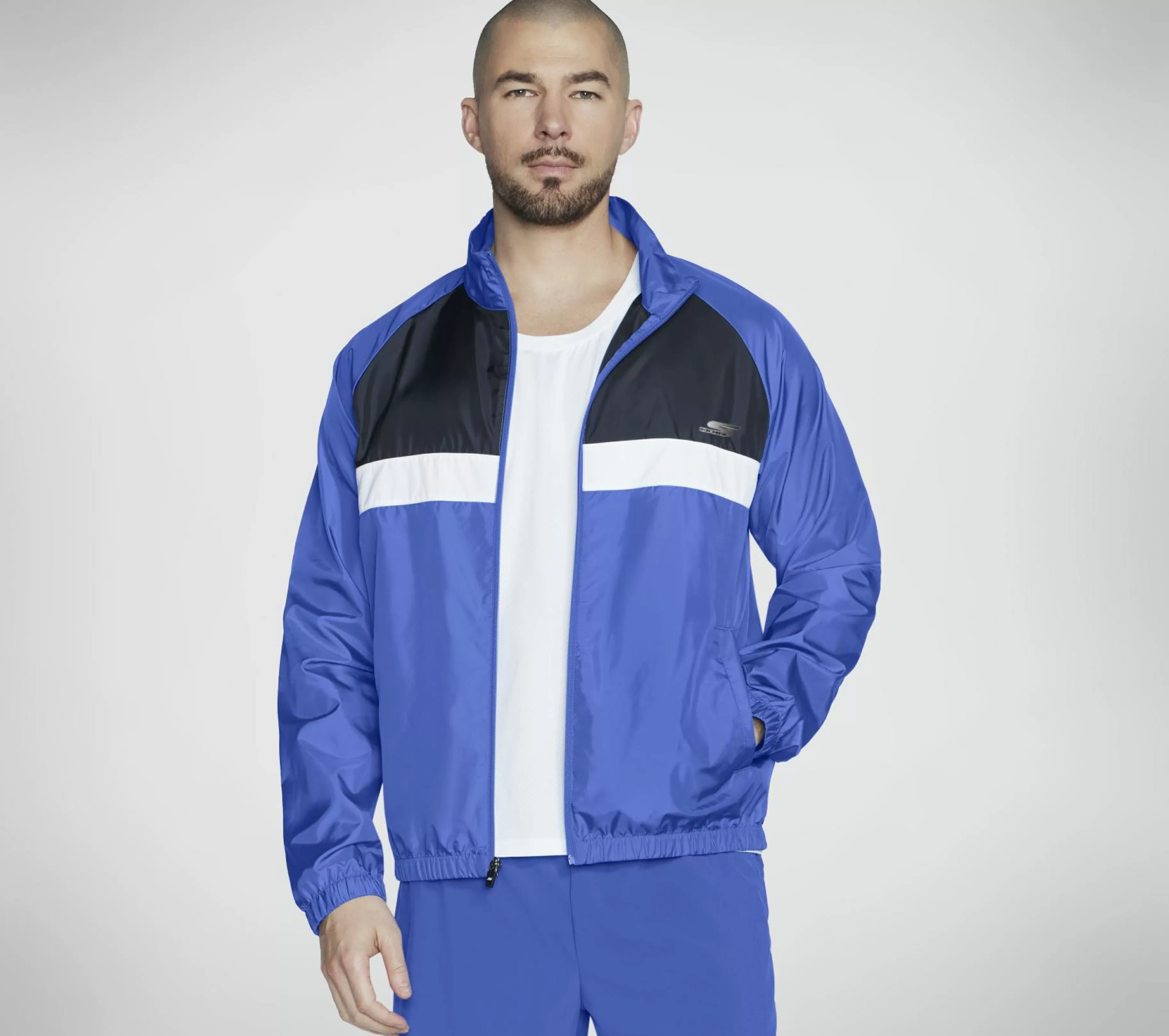 Partes De Cima | Partes De Cima | SKECHERS Speed Elite Track Jacket AZUL / VERDE