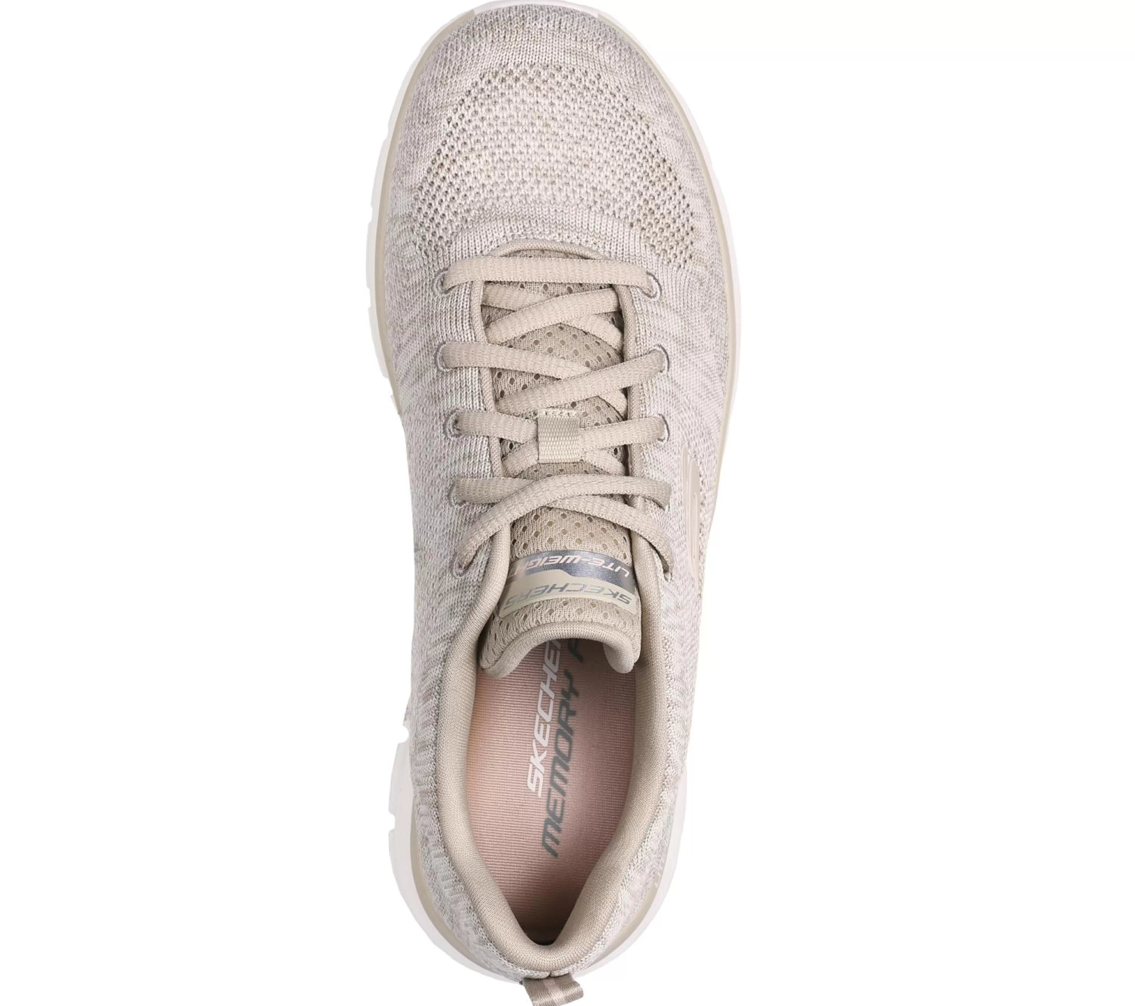 Com Atacadores | Sapatilhas | SKECHERS Track - Daytime Dreamer TAUPE / ROSA