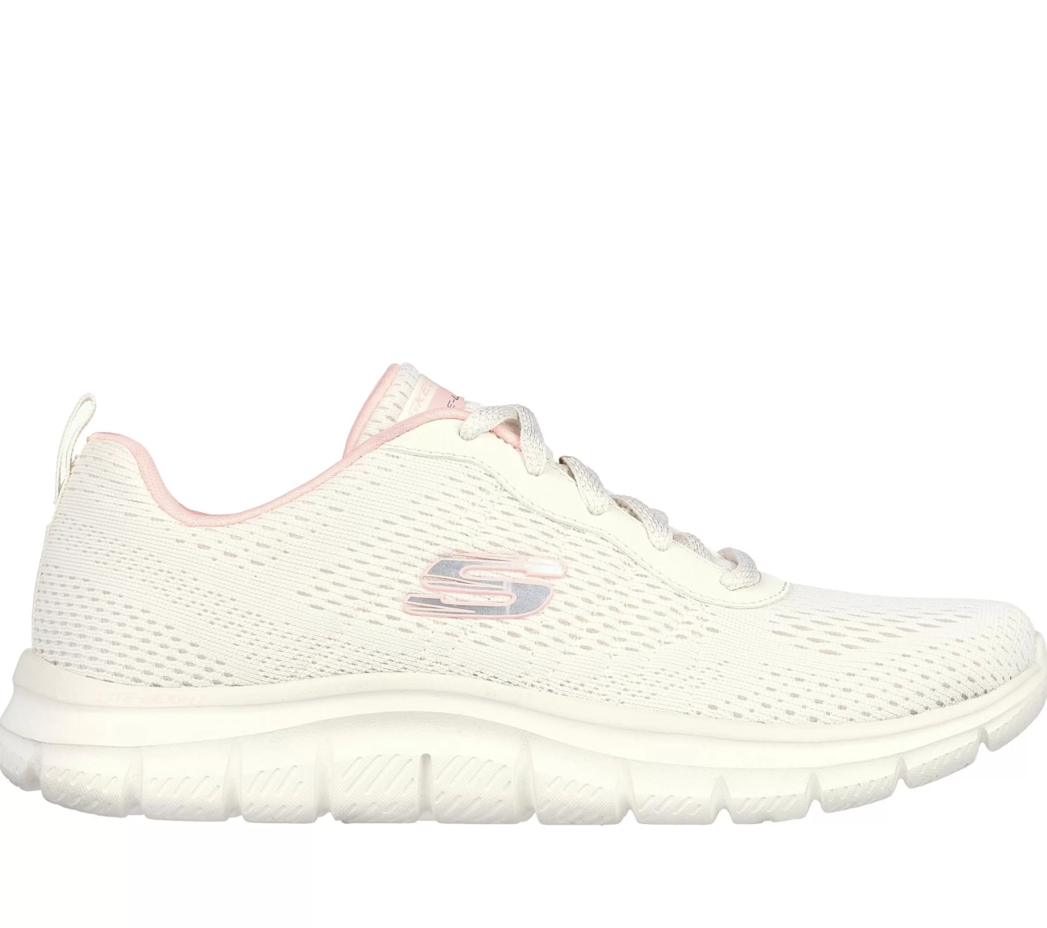 Com Atacadores | Sapatilhas Casuais | SKECHERS Track - New Staple NATURAL / ROSA