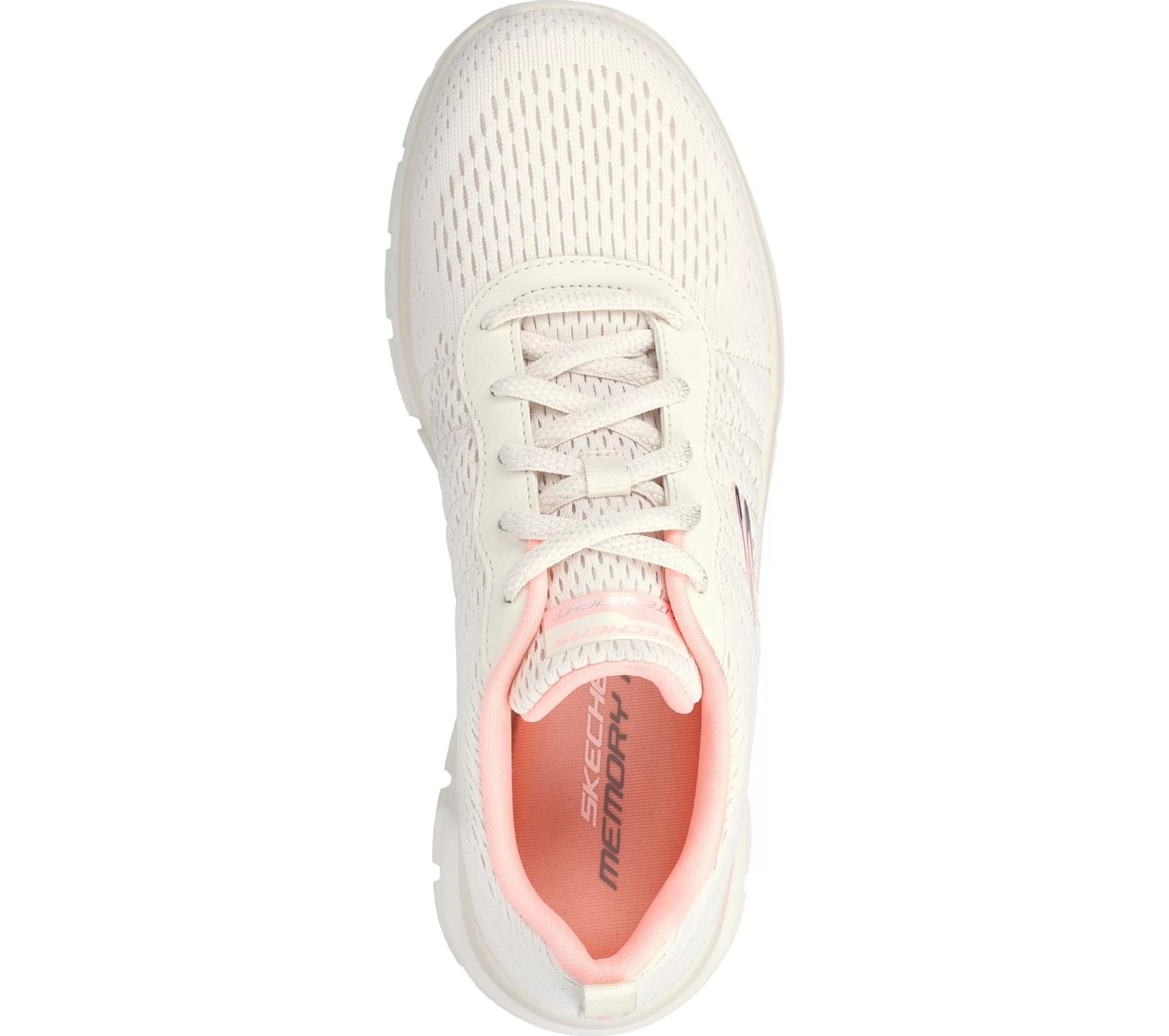 Com Atacadores | Sapatilhas Casuais | SKECHERS Track - New Staple NATURAL / ROSA