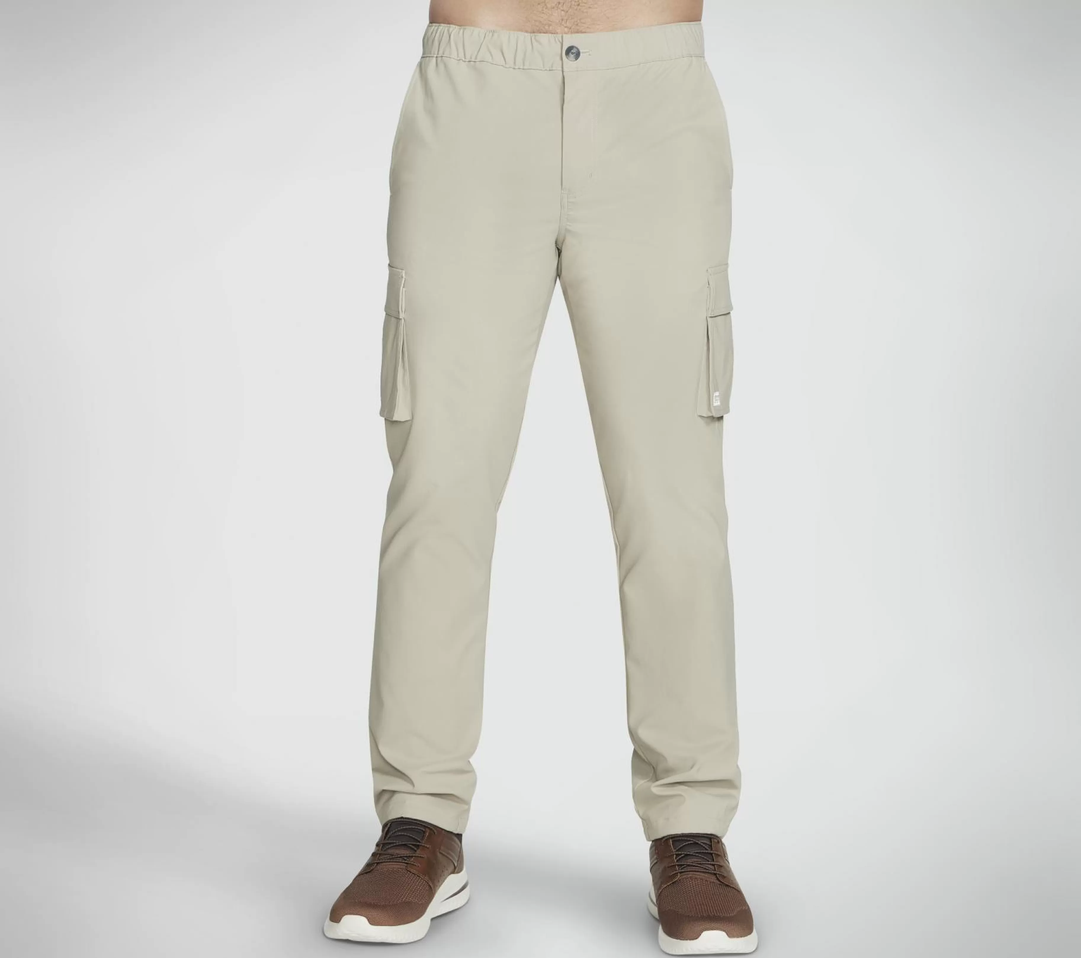 Calças | Partes De Baixo | SKECHERS Twill Downtown Solid Cargo Pant NATURAL