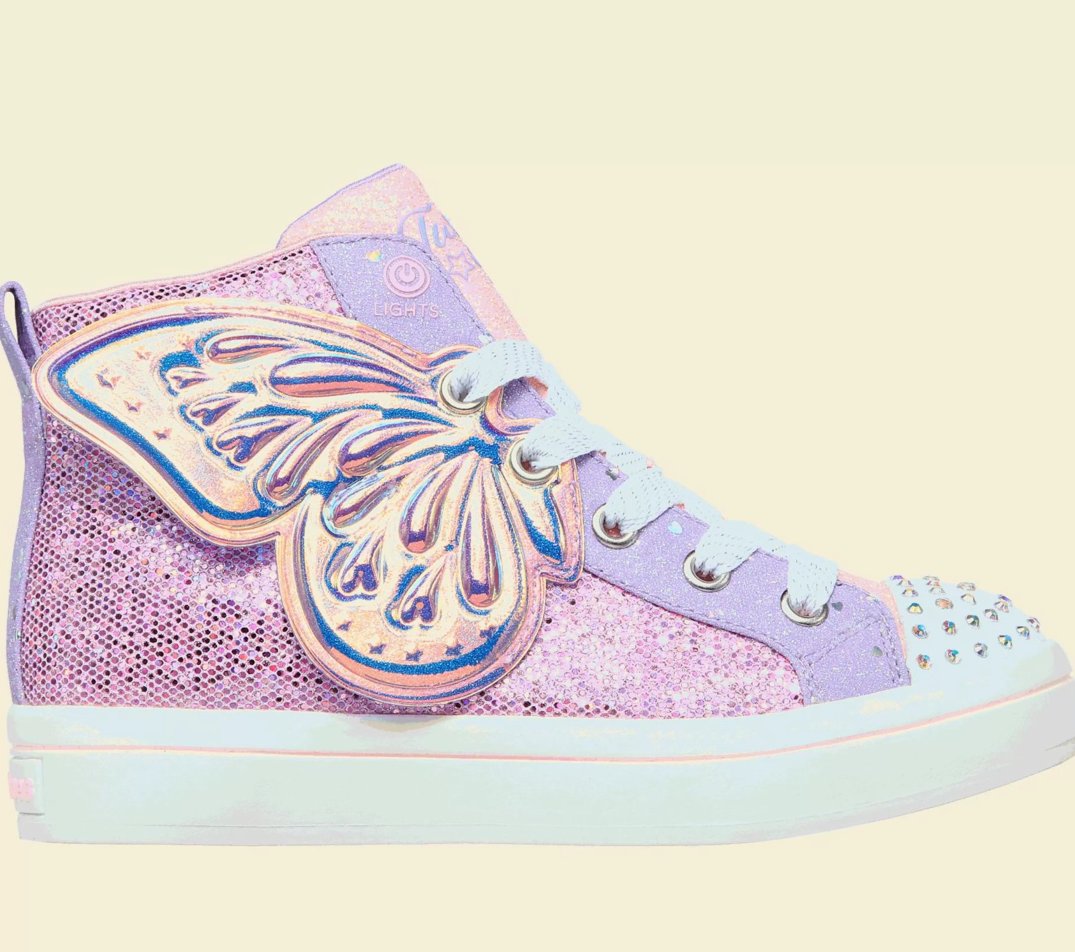 Com Atacadores | Luzes | SKECHERS Twinkle Toes: Twi-Lites 2.0 - Butterfly Wishes LAVANDA / MULTICOR