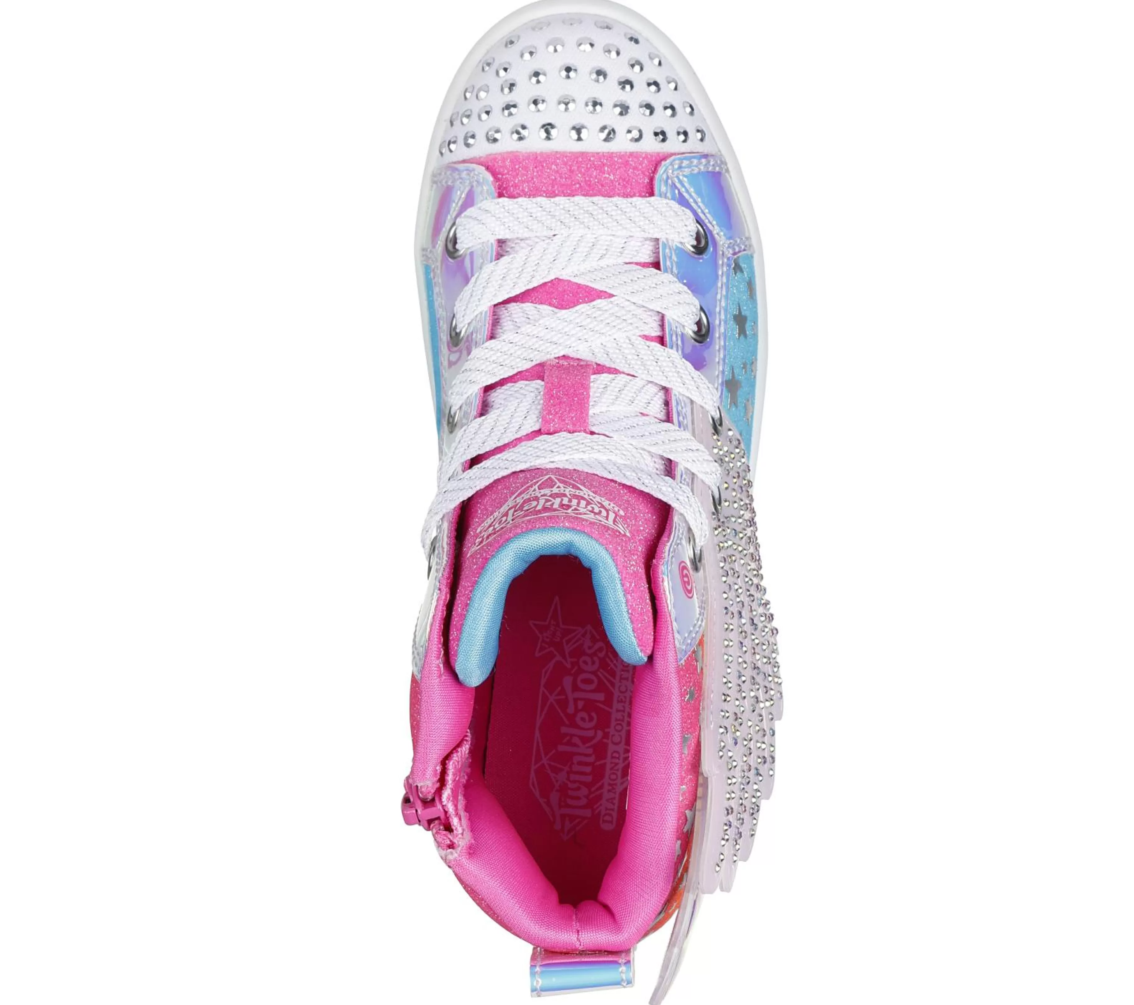 Luzes | Sapatilhas | SKECHERS Twinkle Toes: Twi-Lites 2.0 - Dreamy Wings ROSA CHOQUE / MULTICOR