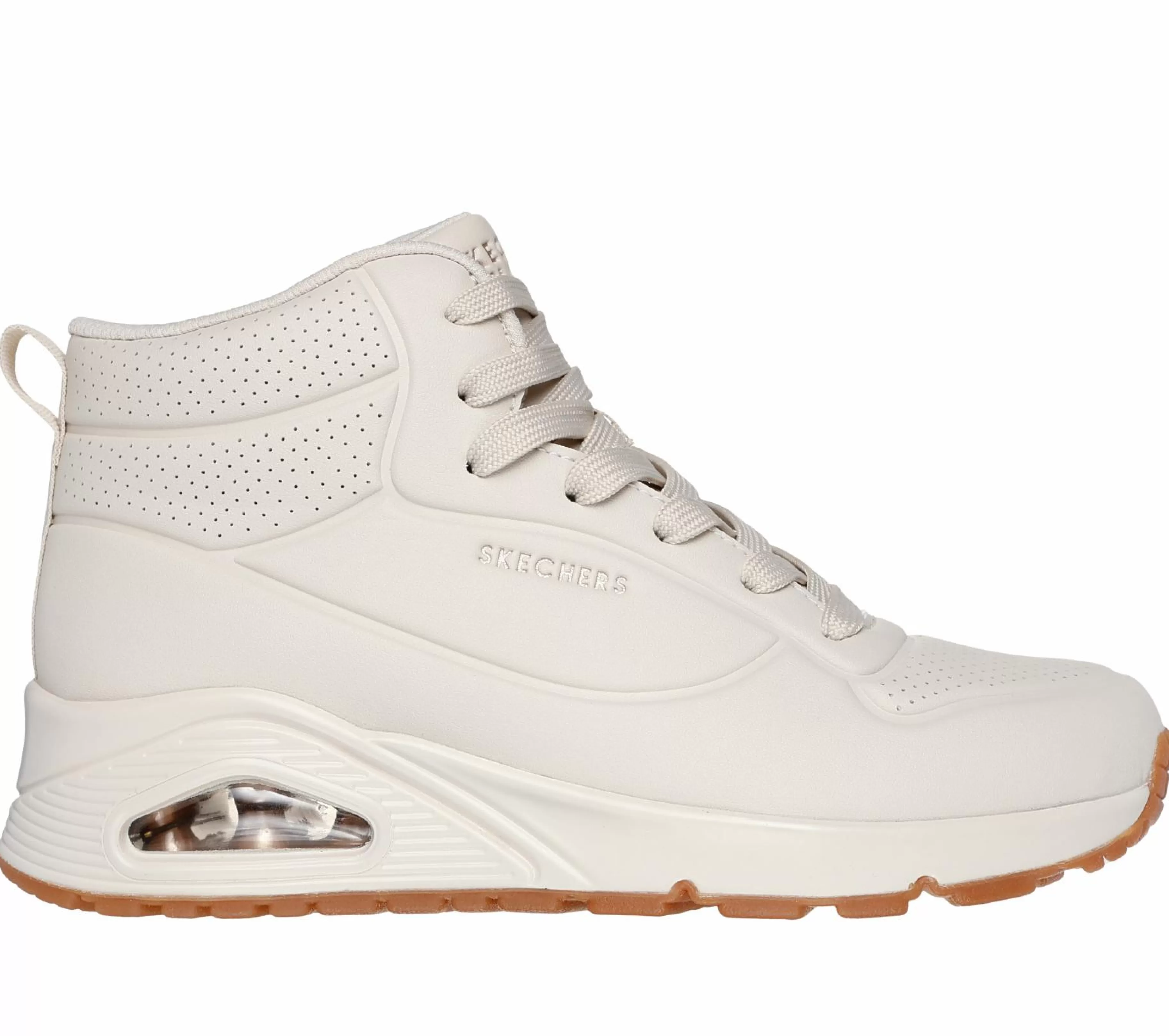 Com Atacadores | Botas | SKECHERS Uno - - Stand High BRANCO SUJO