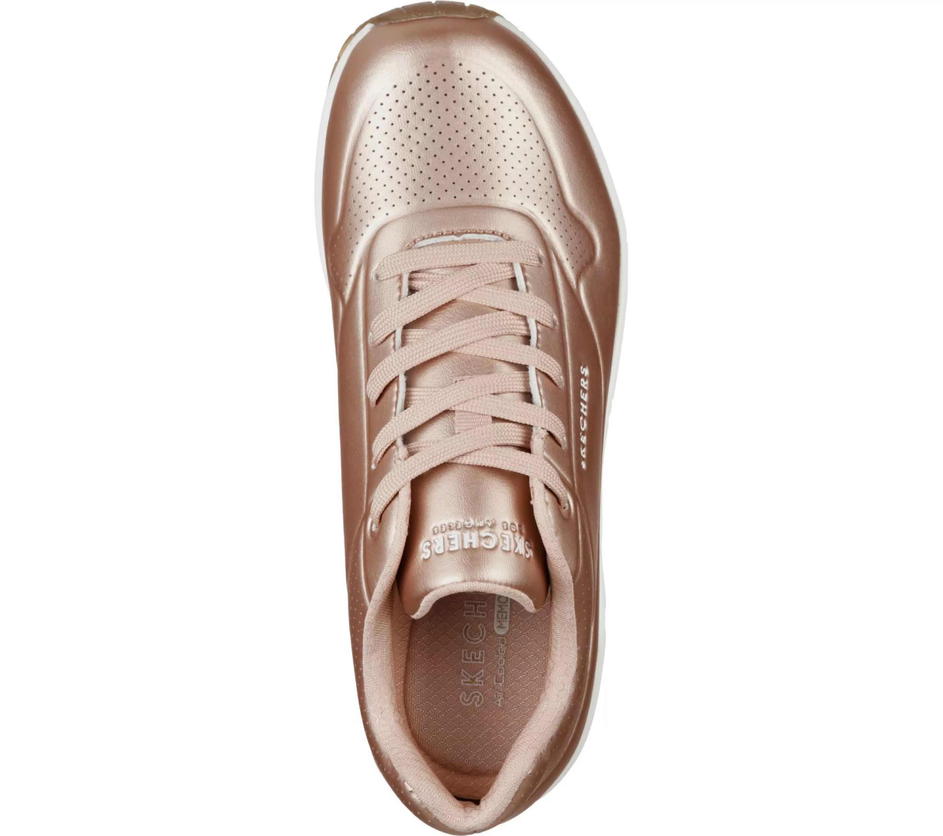 Com Atacadores | Sapatilhas | SKECHERS Uno - Rose Bold ROSA / DOURADO