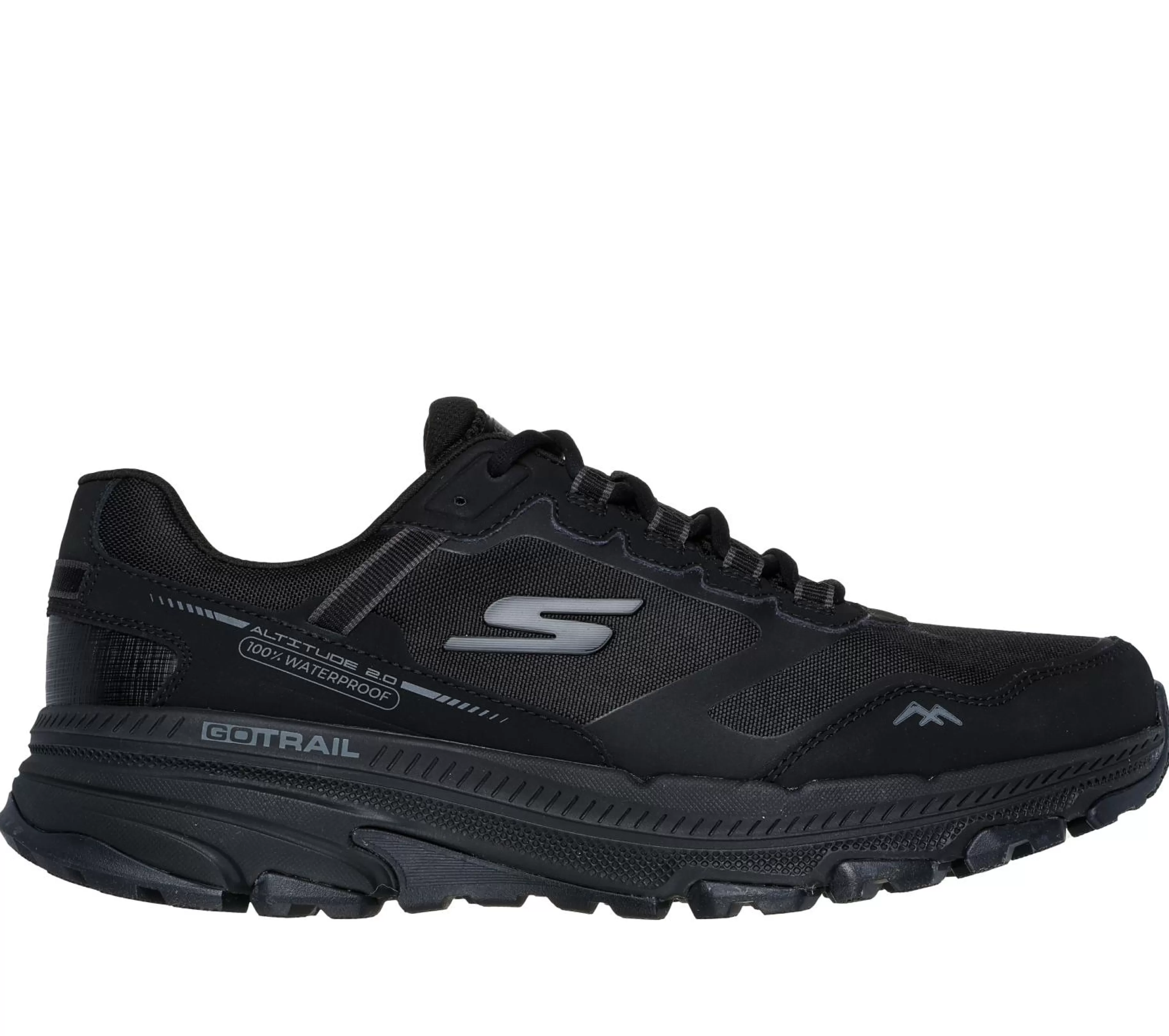 Sapatos Com Atacadores | Sapatilhas | SKECHERS Waterproof: GO RUN Trail Altitude 2.0 PRETO